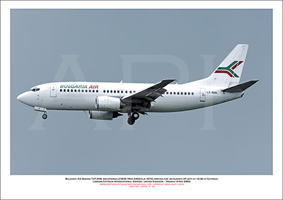 LZ-BOK-  Bulgaria Air Boeing 737-3M8  (Msn 24023 ln 1675) - 01