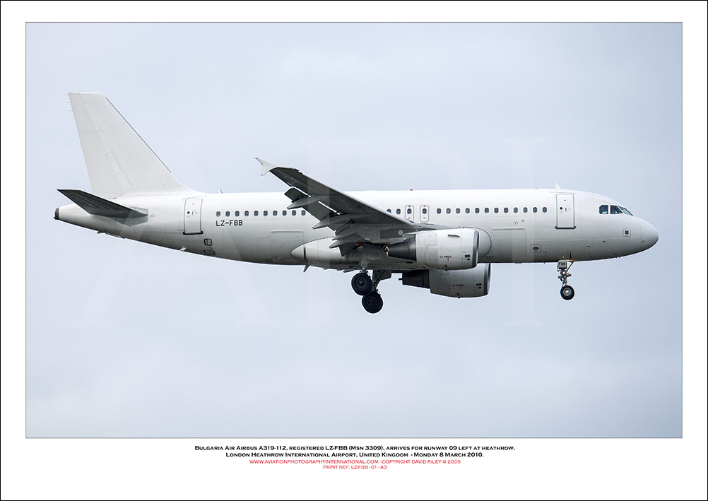 LZ-FBB-  Bulgaria Air Airbus A319-112  (Msn 3309) - 01