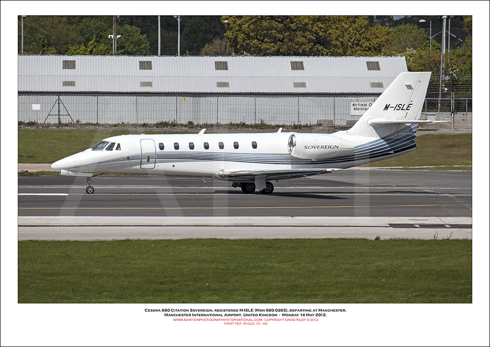 M-ISLE - Cessna 680 Citation Sovereign (Msn 680-0265) - 01