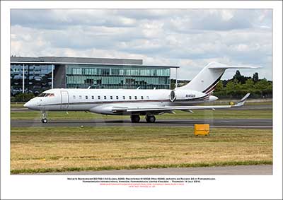 N145QS - Net Jets Bombardier BD-700-1A10 Global 6000 (Msn 9598) - 01