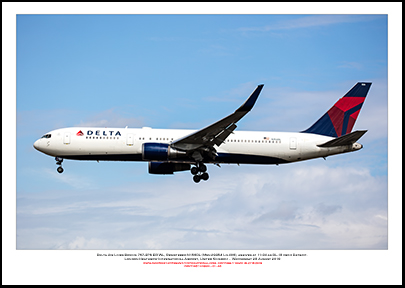 N156DL - Delta Air Lines Boeing 767-3P6 ER WL  (Msn29354 Ln 406) - 01