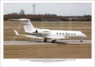 N343AR - BUA Delaware Inc Gulstream Aerospace G-550 (Msn 5343) - 01