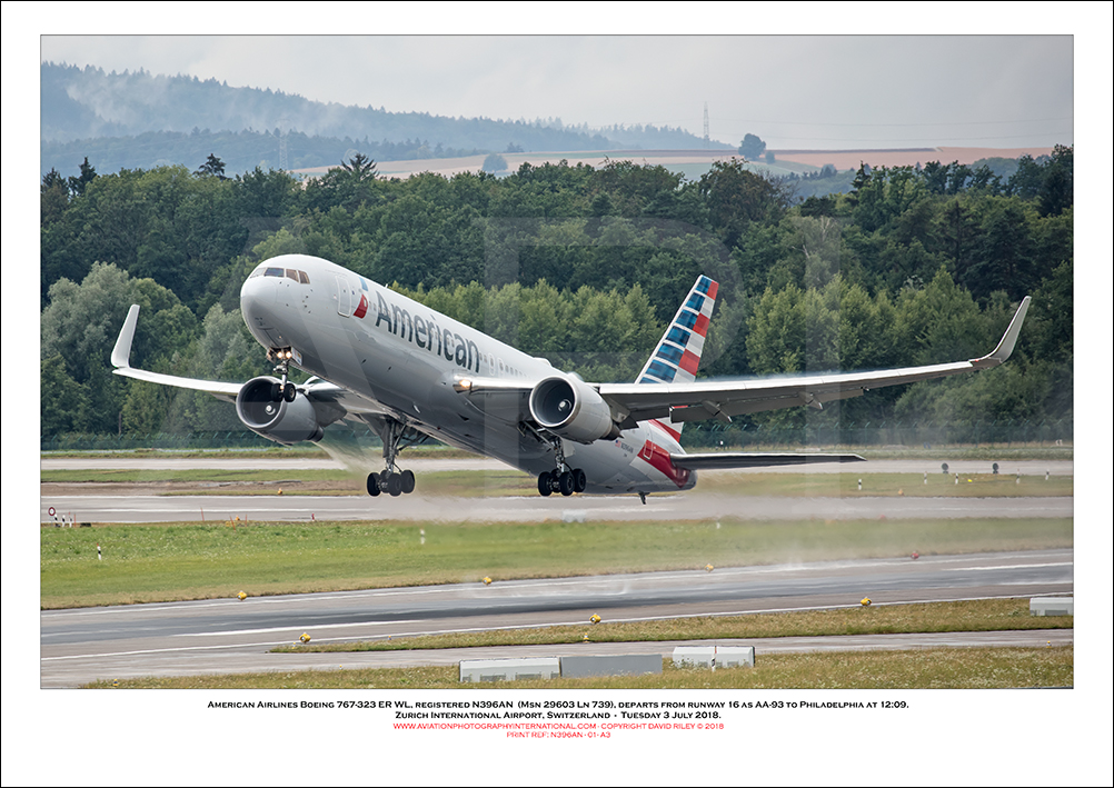 N396AN- American Airlines Boeing 767-323 ER WL (Msn 29603 Ln 739) - 01