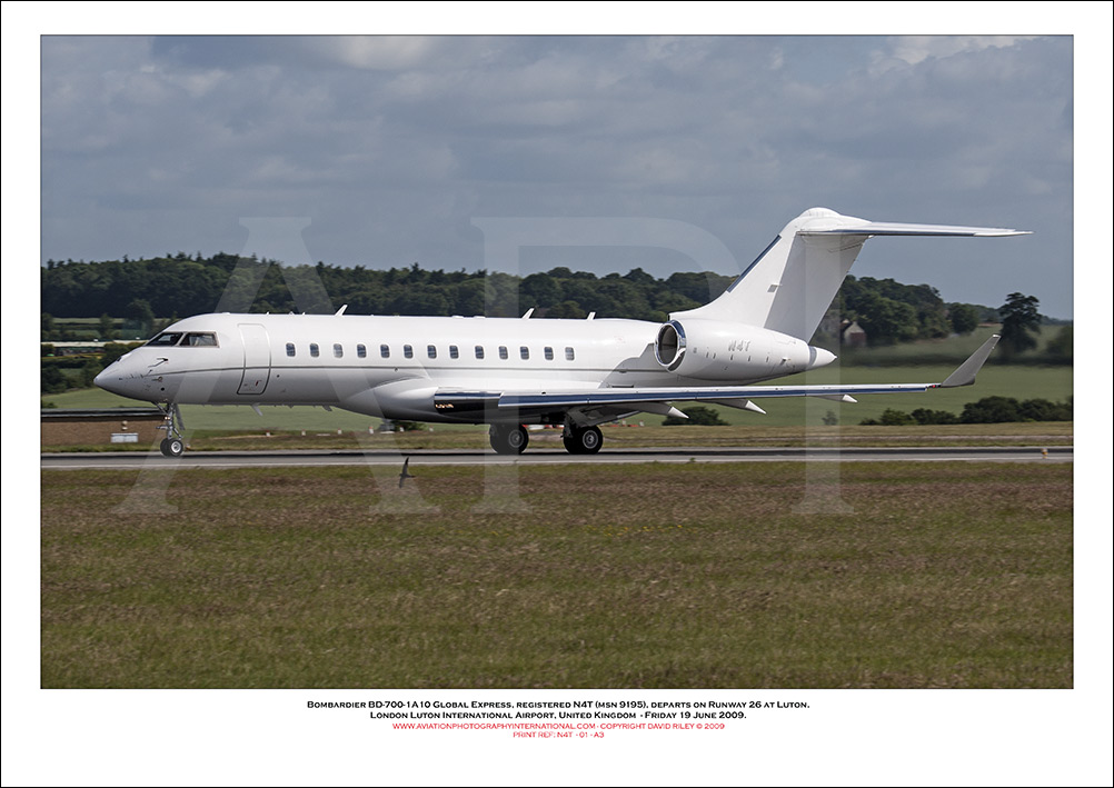 N4T - Bombardier BD-700-1A10 Global Express (Msn 9195) - 01
