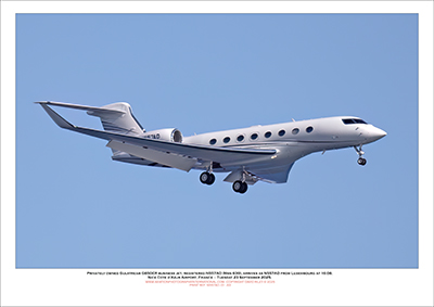 N557AD - Gulfstream Aerospace Gulstream G650 ER  (Msn 639) - 01