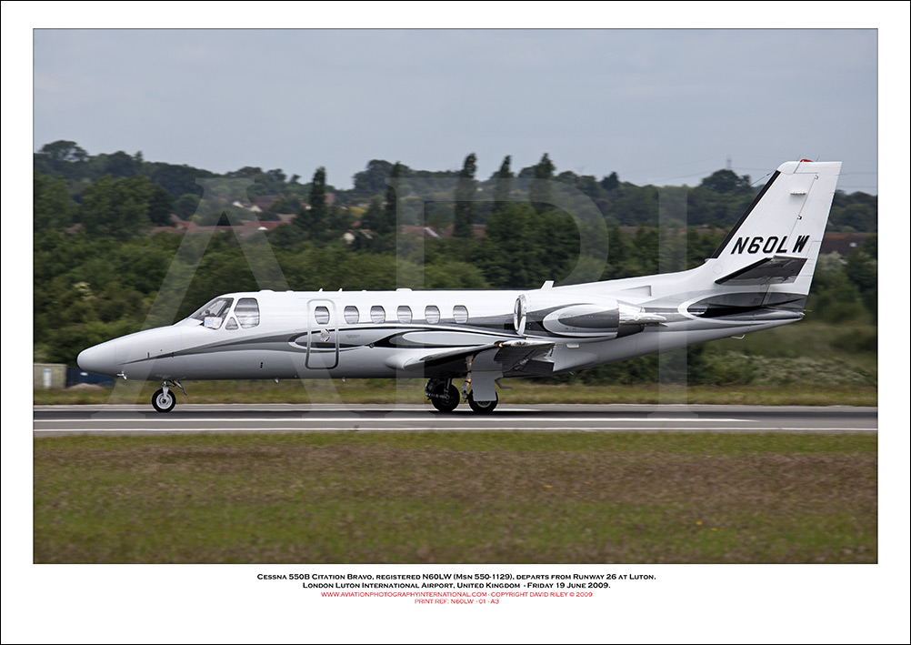 N60LW- Cessna 550B Citation Bravo (Msn 550-1129) - 01