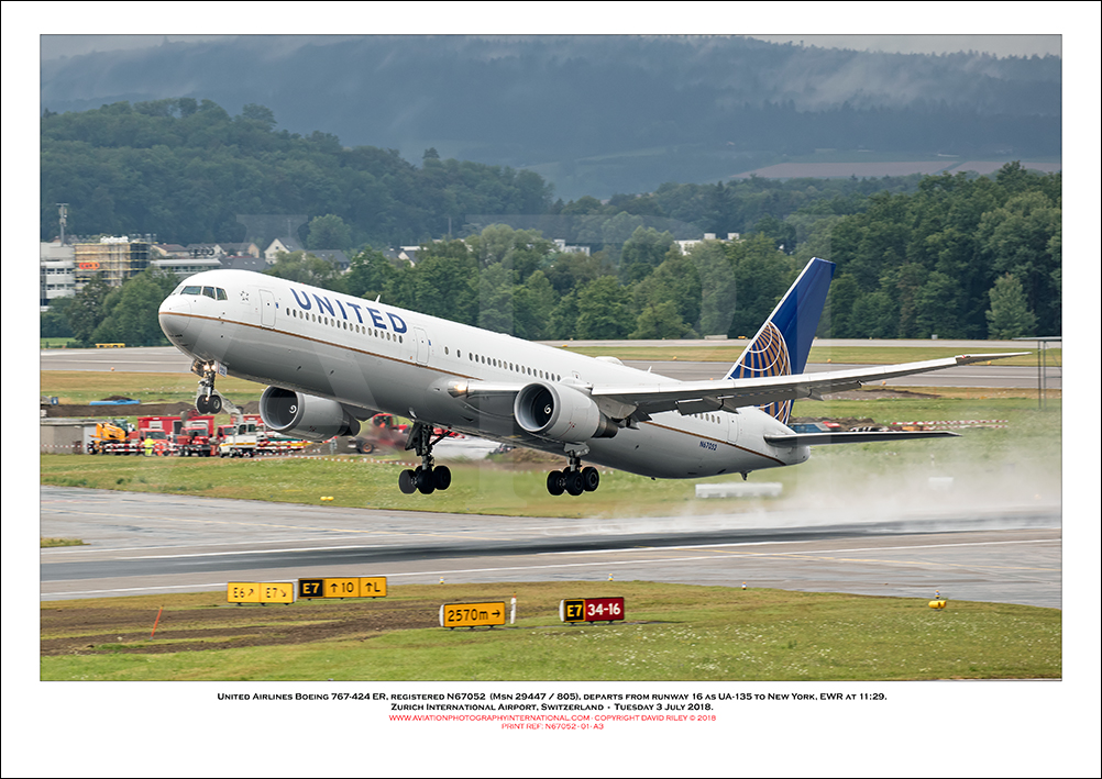 N67052 - United Airlines Boeing 767-424 ER  (Msn 29447 Ln 805) - 01
