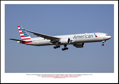 N721AN- American Airlines Boeing 777-323 ER (Msn 31546 Ln 1083) - 02