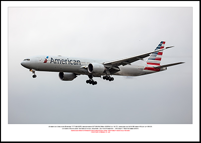N730AN- American Airlines Boeing 777-323 ER (Msn 31554 Ln 1217) - 01