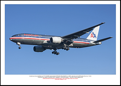 N754AN- American Airlines Boeing 777-223 ER  (Msn 30262 Ln 345) - 01