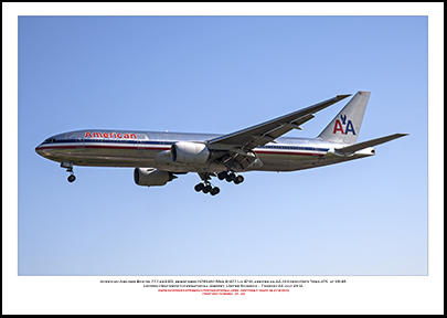 N760AN- American Airlines Boeing 777-223 ER (Msn 31477 Ln 379)- 01