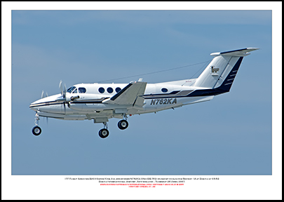 N762KA - IFF Flight Services B200 Super King Air (Msn BB-762)- 01