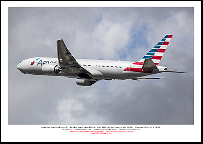 N766AN- American Airlines Boeing 777-223 ER  (Msn 32880 Ln 445) - 01