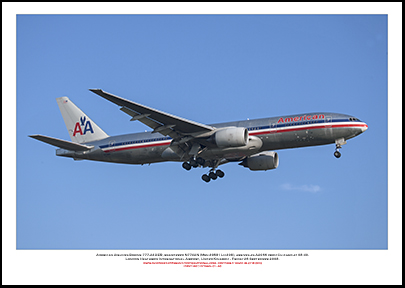 N774AN- American Airlines Boeing 777-223 ER (Msn 29581 Ln 208)  - 01