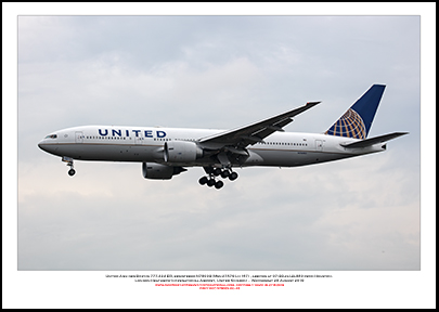 N78003 - United Airlines Boeing 777-224 ER   (Msn 27579 Ln 167) - 02