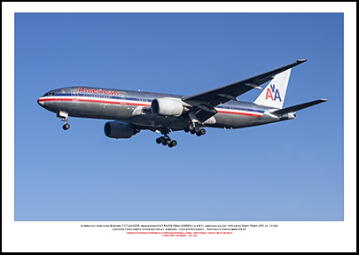 N780AN- American Airlines Boeing 777-223 ER (Msn 29581 Ln 208)  - 02