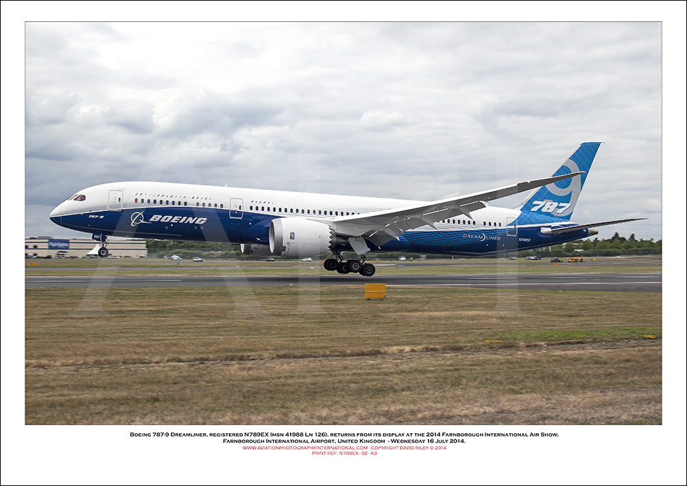 N787EX - Boeing 787-9 Dreamliner  (Msn 41988 Ln 126) - 02