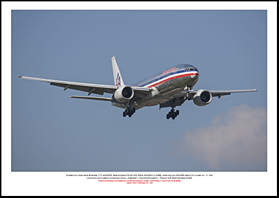 N791AL- American Airlines Boeing 777-223 ER  (Msn 30254 Ln 299) - 01