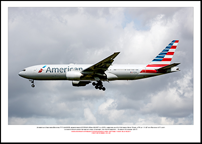 N795AN- American Airlines Boeing 777-223 ER  (Msn 30257 Ln 315)  - 02