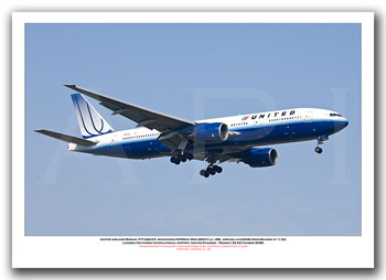 N795UA - United Airlines Boeing 777-222 ER   (Msn 26927 Ln 108) - 01