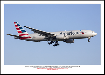 N798AN- American Airlines Boeing 777-223 ER  (Msn  30797 Ln 324)  - 01