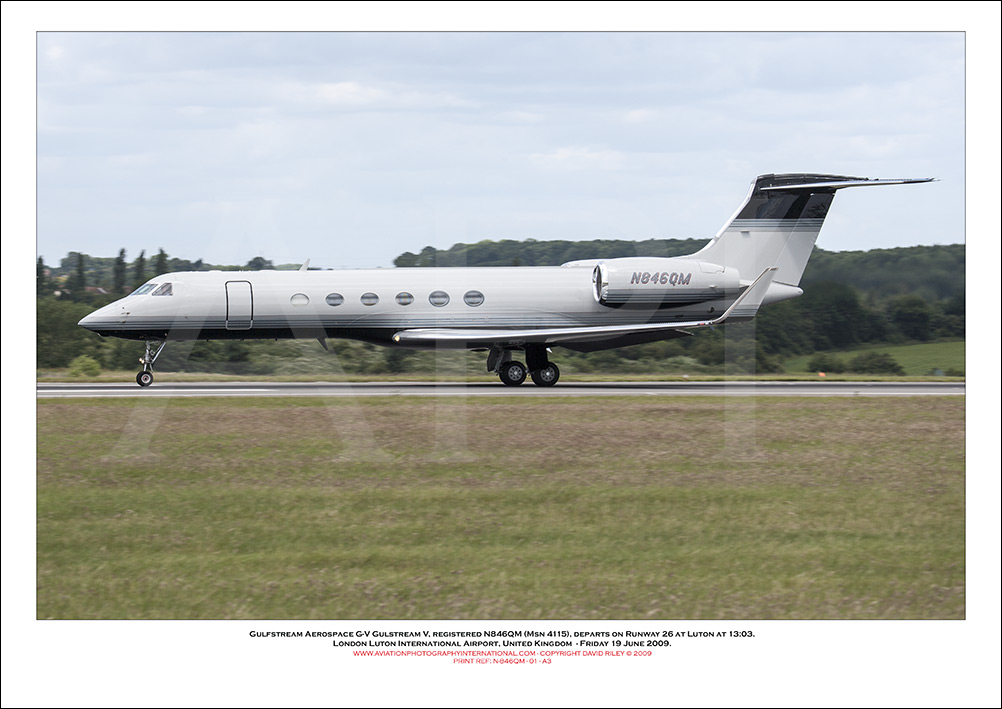N846QM -Gulfstream Aerospace G-V Gulstream V (Msn 4115) - 01