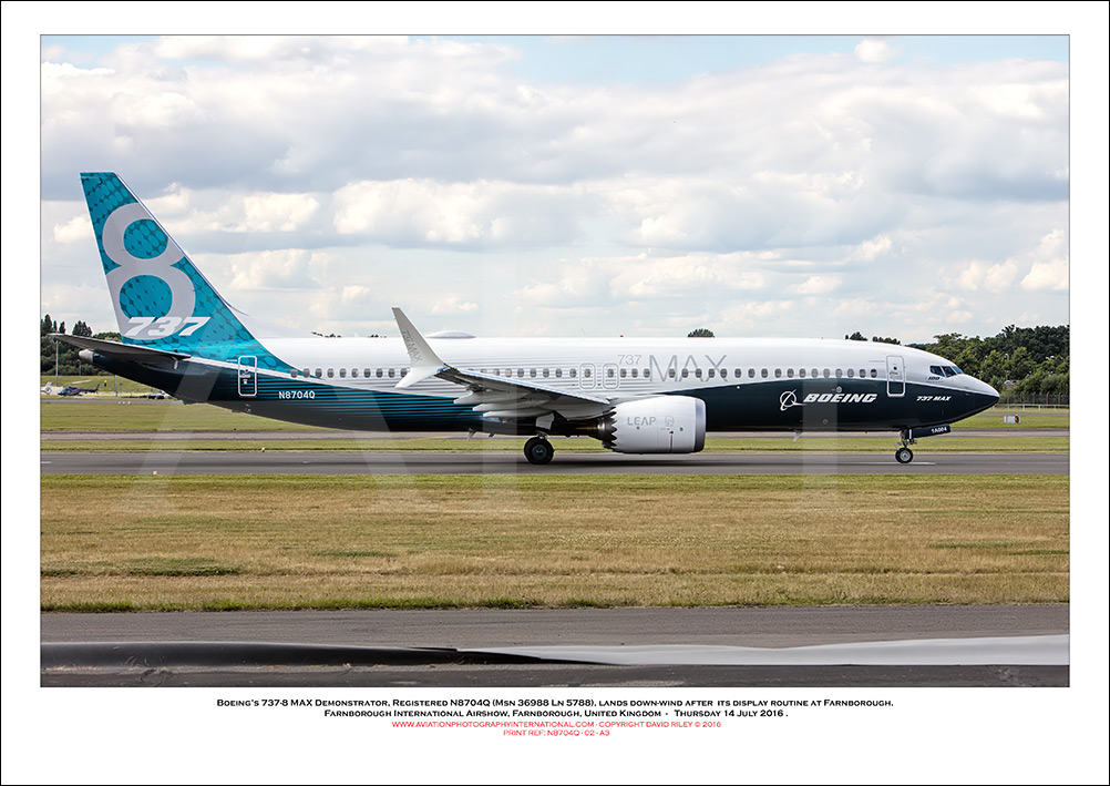 N8704Q - Boeing�s 737-8 MAX Demonstrator  (Msn 36988 Ln 5788) - 02