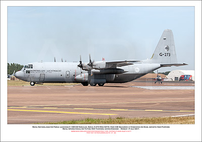 NETHERLANDS-G-273 - Royal Netherlands Air Force Lockheed C-130H-30 Hercules (Msn  382-5273) - 01