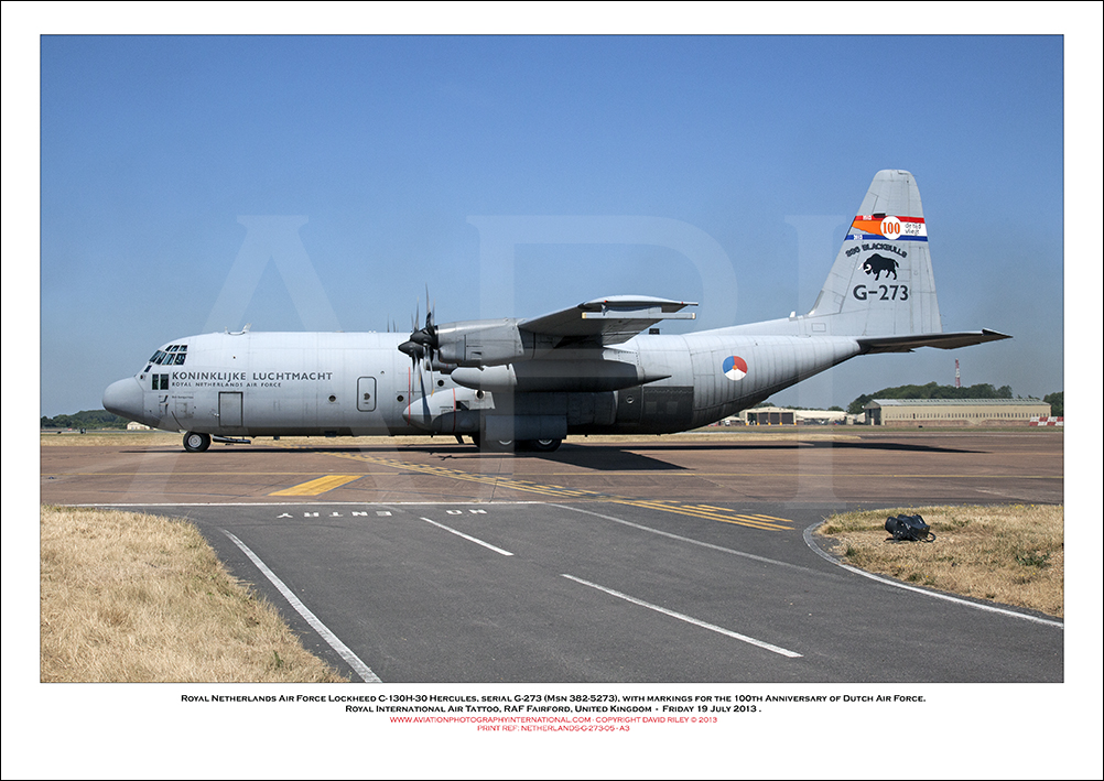 NETHERLANDS-G-273 - Royal Netherlands Air Force Lockheed C-130H-30 Hercules (Msn  382-5273) - 05