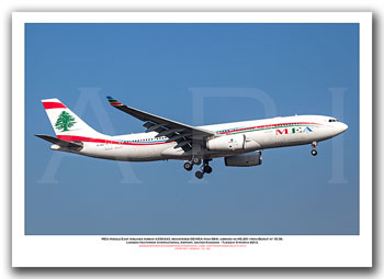 OD-MEA - MEA- Middle East Airlines Airbus A330-243  (Msn 984) - 01