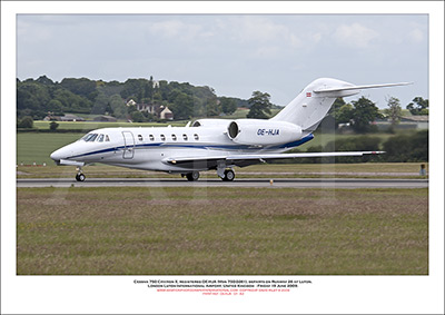 OE-HJA - Cessna 750 Citation X, (Msn 750-0261) - 01