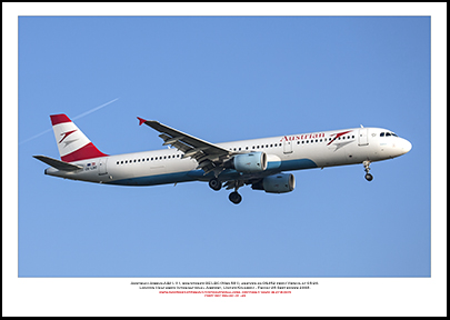 OE-LBC- Austrian Airbus A321-111  (Msn 581 ) - 01