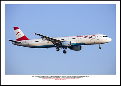 OE-LBD- Austrian Airbus A321-211  (Msn 920) - 02
