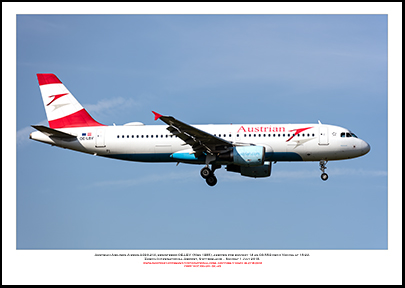 OE-LBV- Austrian Airbus A320-214  (Msn 1385) - 02