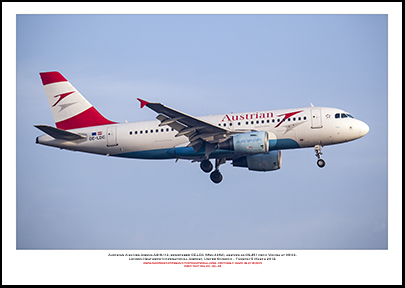 OE-LDC- Austrian Airbus A319-112  (Msn 2262) - 02
