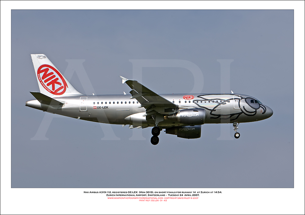 OE-LEK - Niki Airbus A319-112 (Msn 3019) - 01