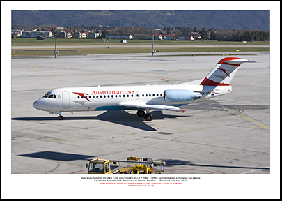 OE-LFP - Austrian Arrows Fokker F-100 (Msn 11560) - 01