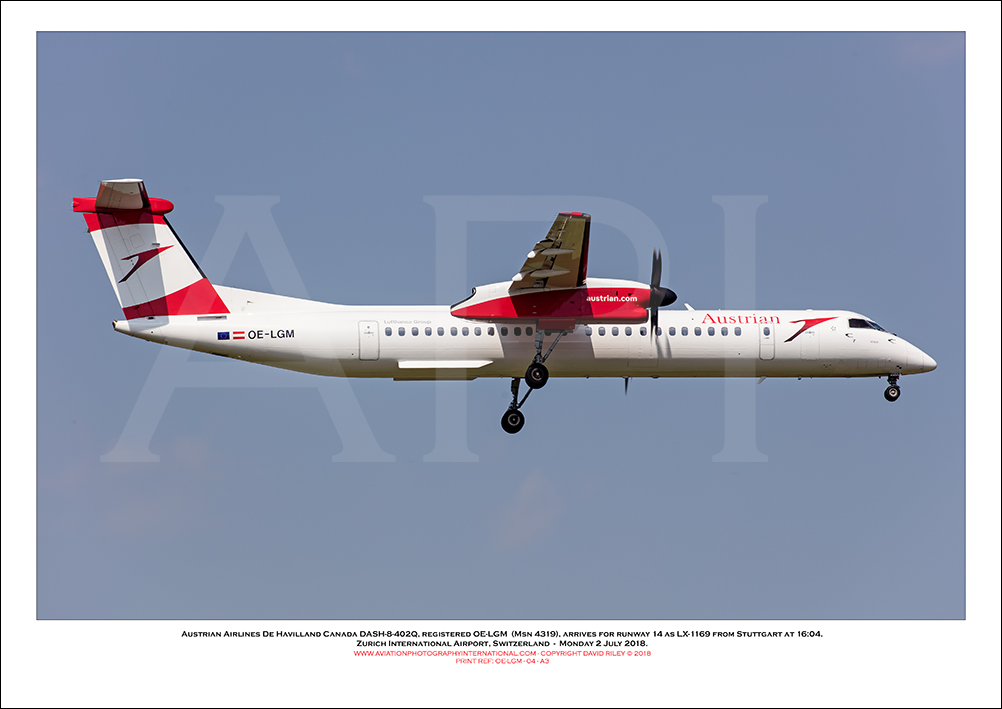OE-LGM - Austrian Airlines De Havilland Canada DASH-8-402Q,  (Msn 4281) - 04