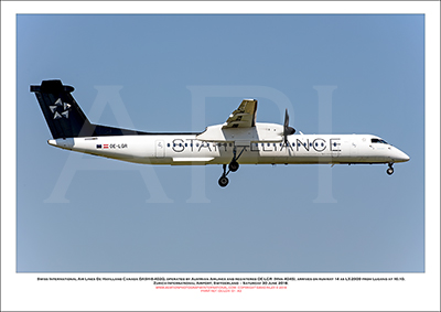 OE-LGR - Swiss International Air Lines  De Havilland Canada DASH-8-402Q (Msn 4045) - 01