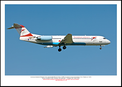 OE-LVH- Austrian Arrows Fokker F-100 (Msn 11456) - 01