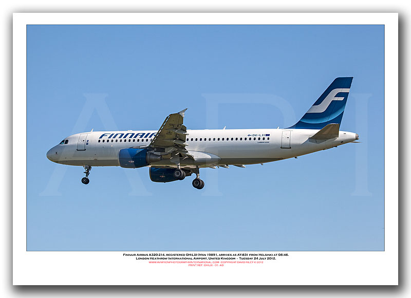 OH-LXI - Finnair Airbus A320-214 (Msn 1989) - 01