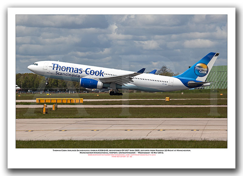 OY-VKF - Thomas Cook Airlines Airbus A330-243 (Msn 309) - 01