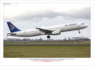 P4-NAS - Air Astana Airbus A321-131  (Msn 1042) - 01