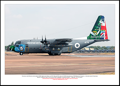 PAKISTAN-4178 - Pakistan Air Force Lockheed C130E Hercules,  (Msn 4178) - 02