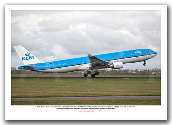 PH-AKD - KLM - Royal Dutch Airlines Airbus A330-303  (Msn 1300) - 01