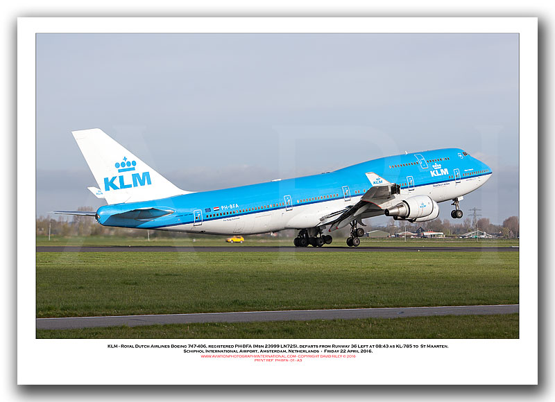 PH-BFA -  KLM - Royal Dutch Airlines Boeing 747-406 (Msn 23999 Ln 725) - 01