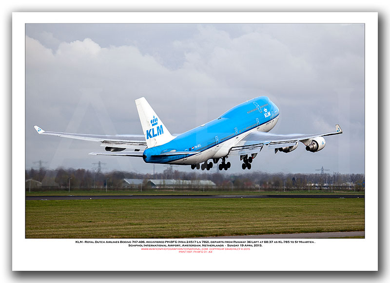 PH-BFG -  KLM - Royal Dutch Airlines Boeing 747-406 (Msn 24517 Ln 782) - 01