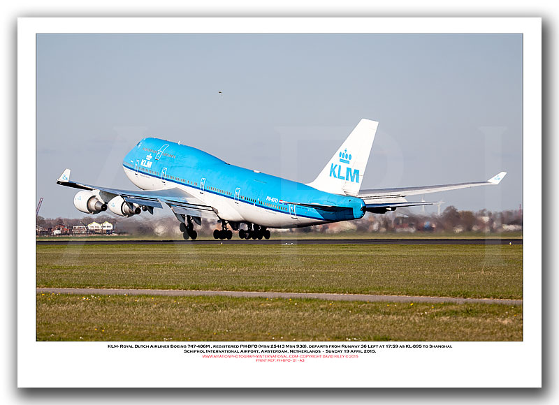PH-BFO -  KLM - Royal Dutch Airlines Boeing 747-406M (Msn 25413 Ln 938) - 01