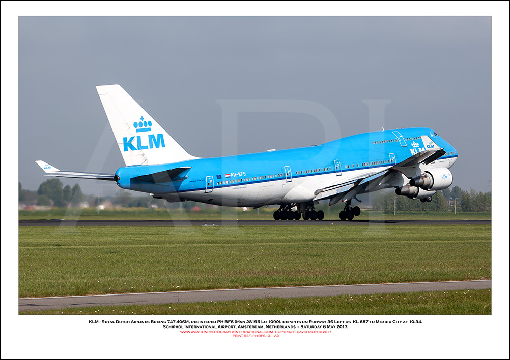 PH-BFS -  KLM - Royal Dutch Airlines Boeing 747-406M (Msn 28195 Ln 1090) - 01