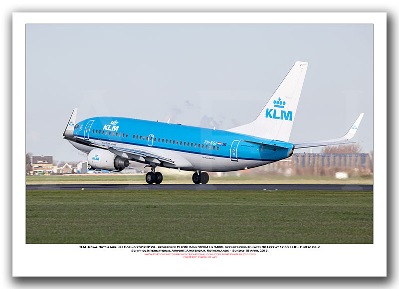 PH-BGI -  KLM - Royal Dutch Airlines Boeing 737-7K2 WL (Msn 30364 Ln 3172) - 01